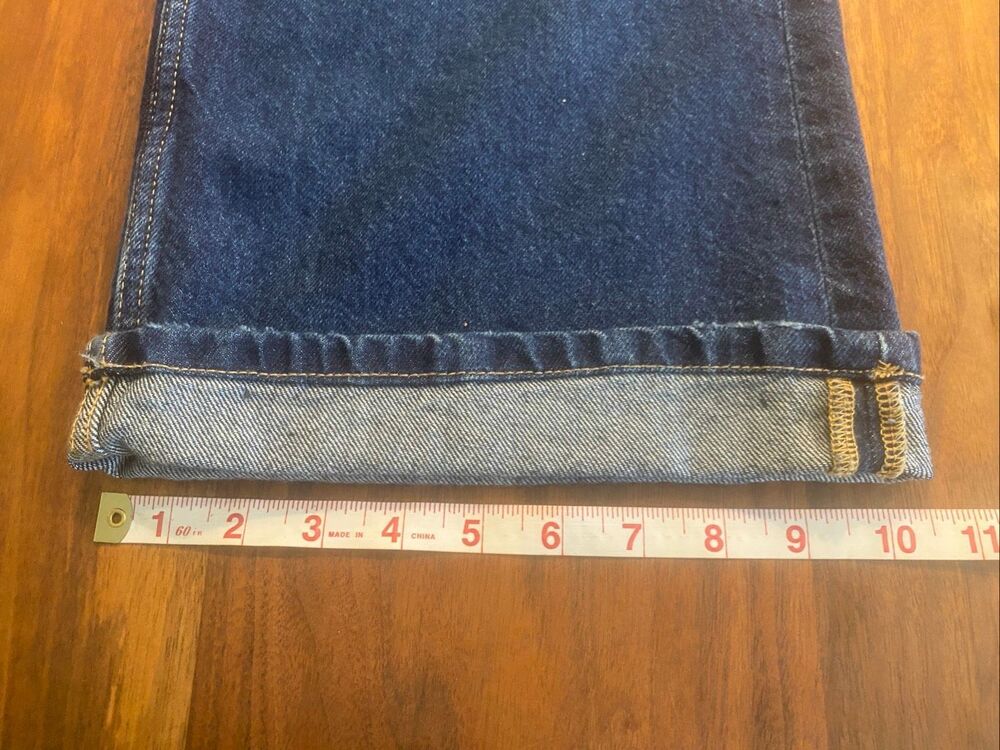 Free People We The Free Women's Blue Tinsley Baggy High Rise Straight Jeans 28 - Picture 5 of 10